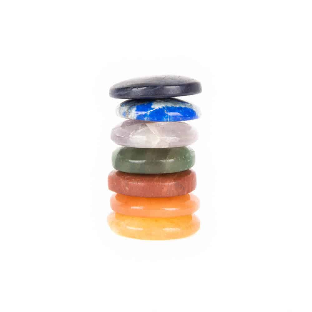 Round Chakra Gemstones Set of 7