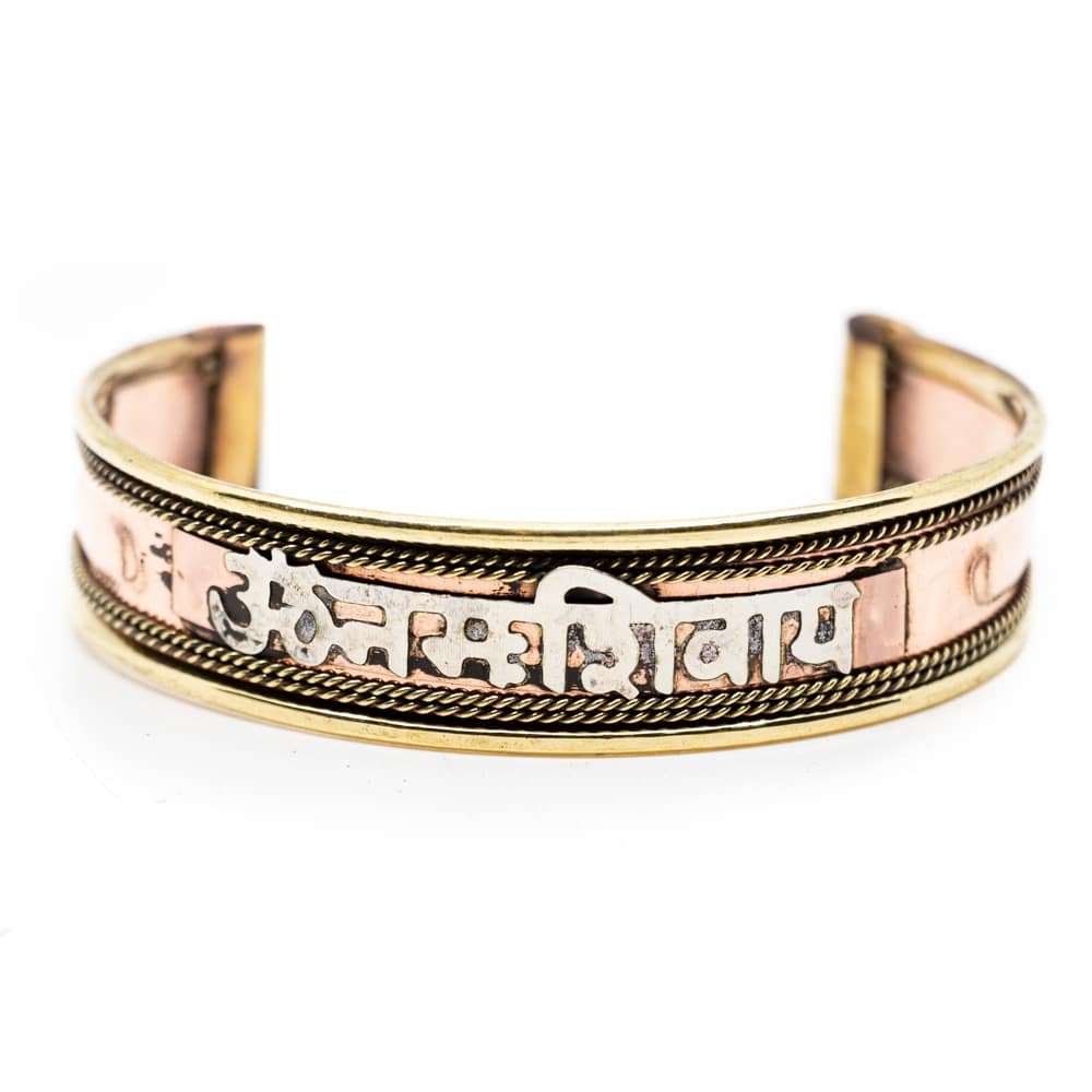 Tibetaanse Armband Handgemaakt Koperkleur