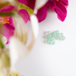 Gemstone Loose Beads Green Aventurine - 10 pieces (4 mm)