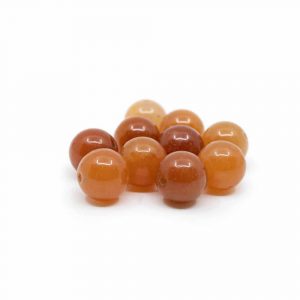 Gemstone Loose Beads Red Aventurine - 10 pieces (12 mm)