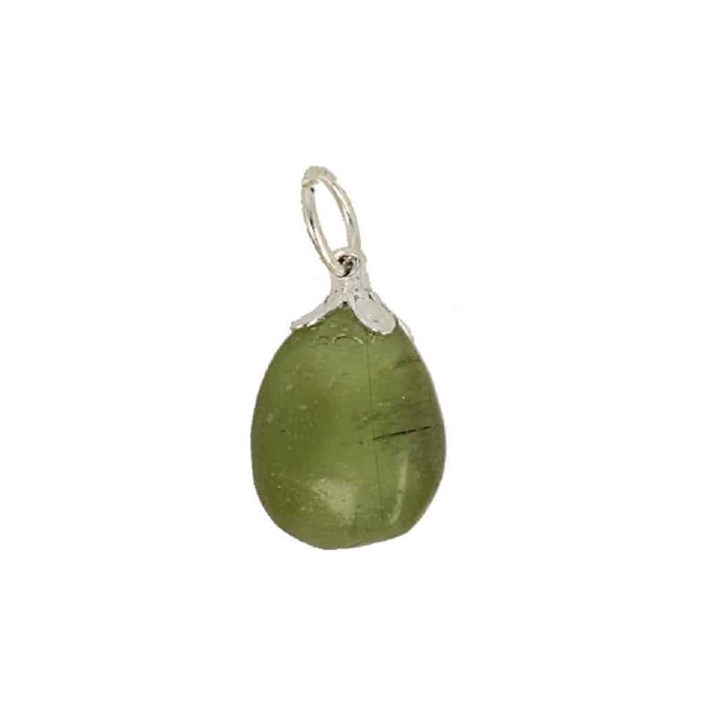 Peridot Gemstone Pendant Polished
