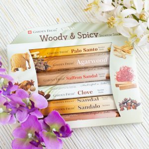 Garden Fresh - Wood and Herbs Incense Gift Set (6 pack)