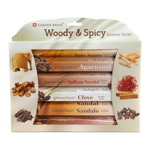 Garden Fresh - Wood and Herbs Incense Gift Set (6 pack)