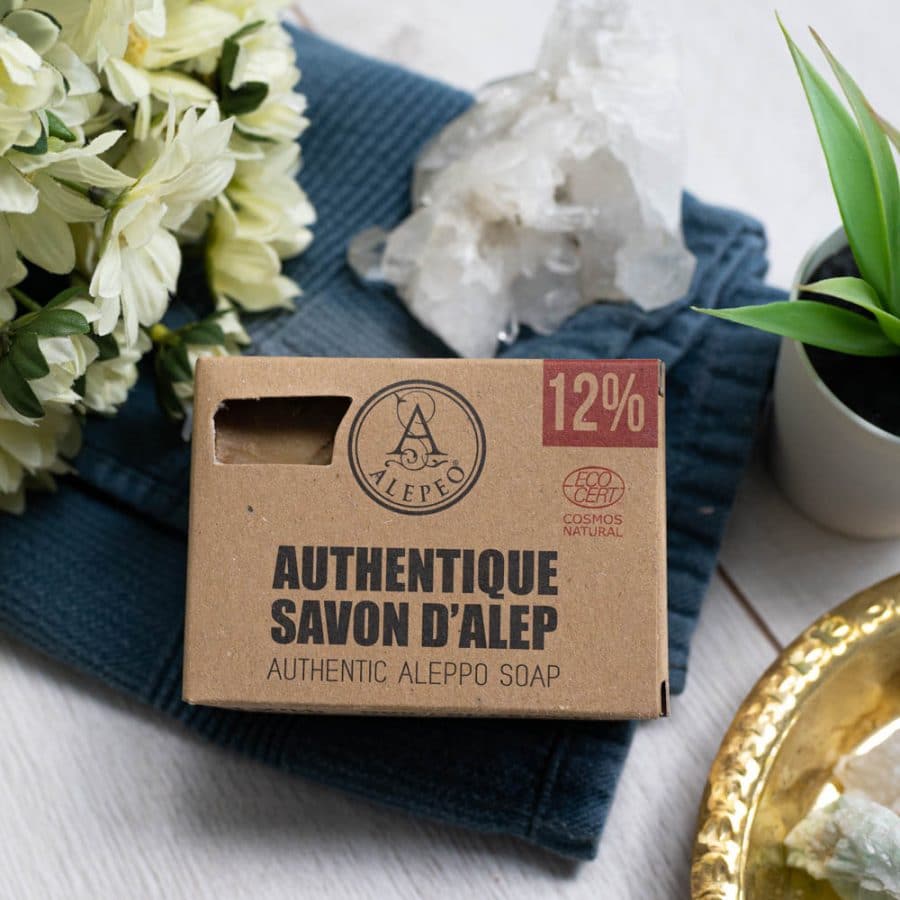 savon d'alep soap flowers crystal