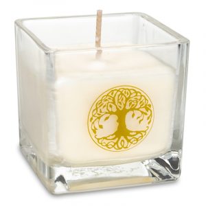 Rapeseed Wax Ecological Scented Candle Tree of Life - 6 x 6 x 6 cm
