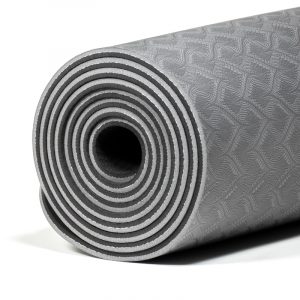 Yogi and Yogini Premium TPE Yoga Mat Anthracite - 950g