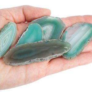 Green Agate Slice Small (30 - 50 mm)