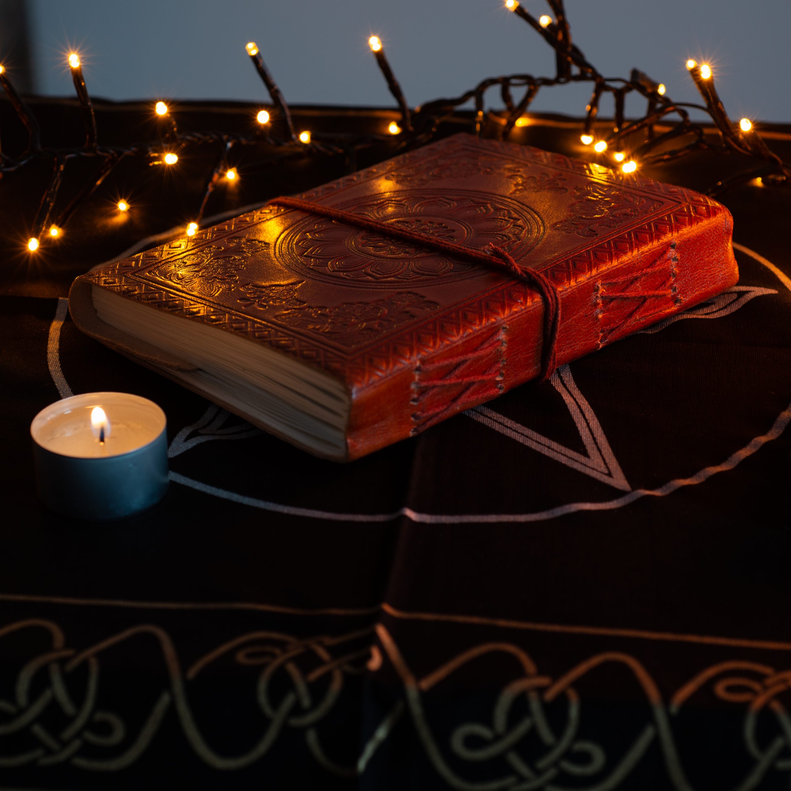 book of shadows leather bound book