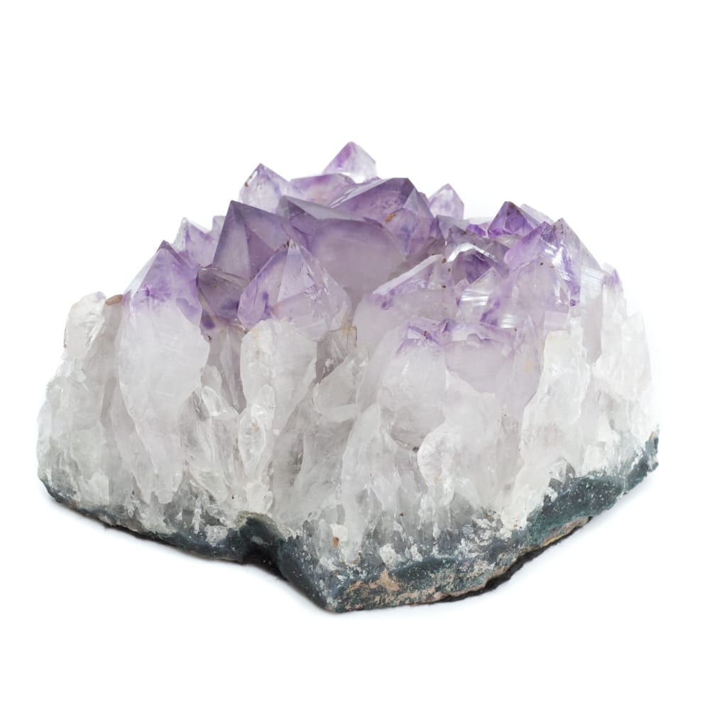 Tea Light Holder Gemstone Amethyst Cluster (approx. 1500 grams)