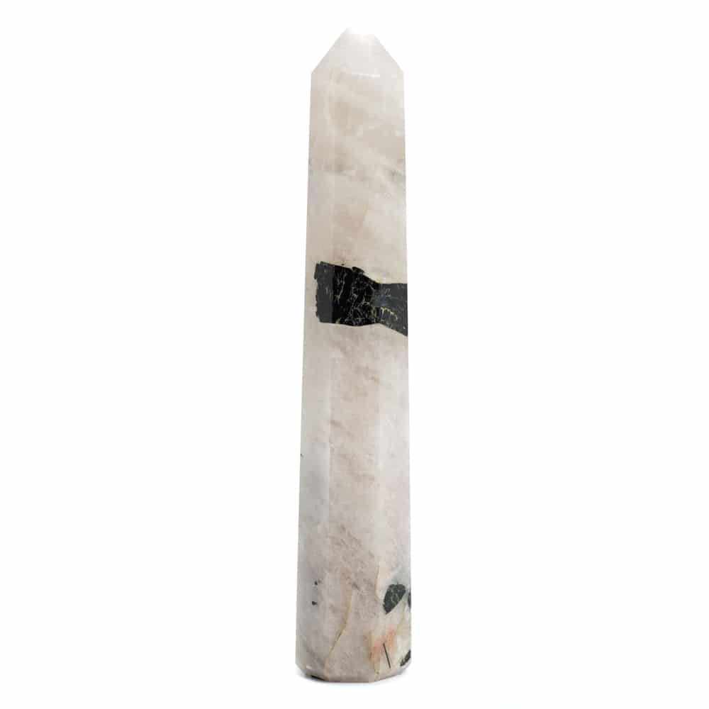 Gemstone Obelisk Point Tourmaline Quartz - approx 120 mm