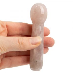 Rose Quartz Yoni Stick Bulb - 10 cm