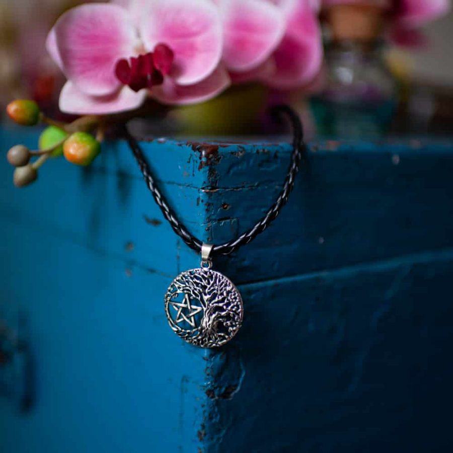 pentagram pendant tree of life