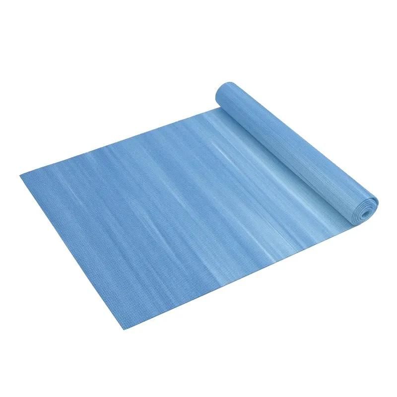 Gaiam Yoga Mat Latex-Free PVC Blue Tie-Dye 4 mm - (173 x 61 cm)