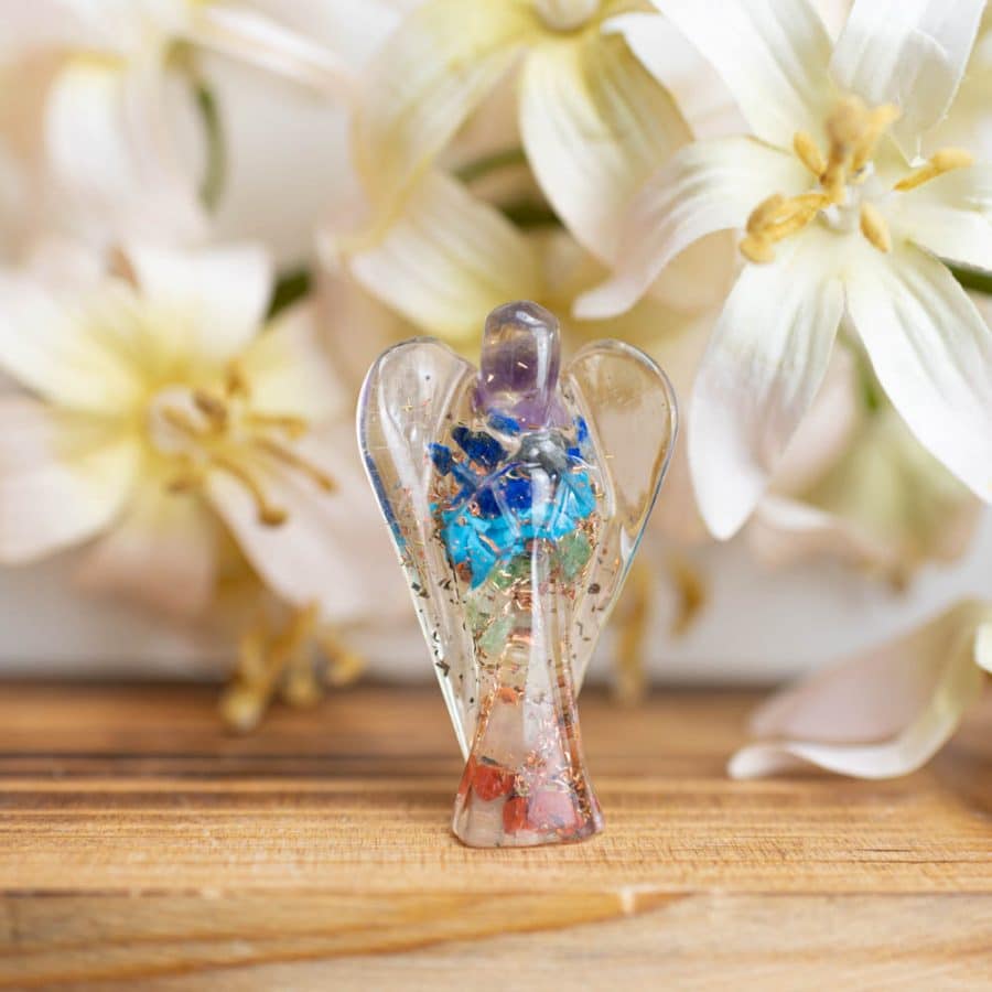 rainbow orgonite angel