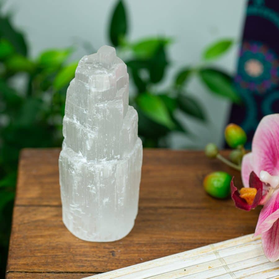 selenite crystal tower