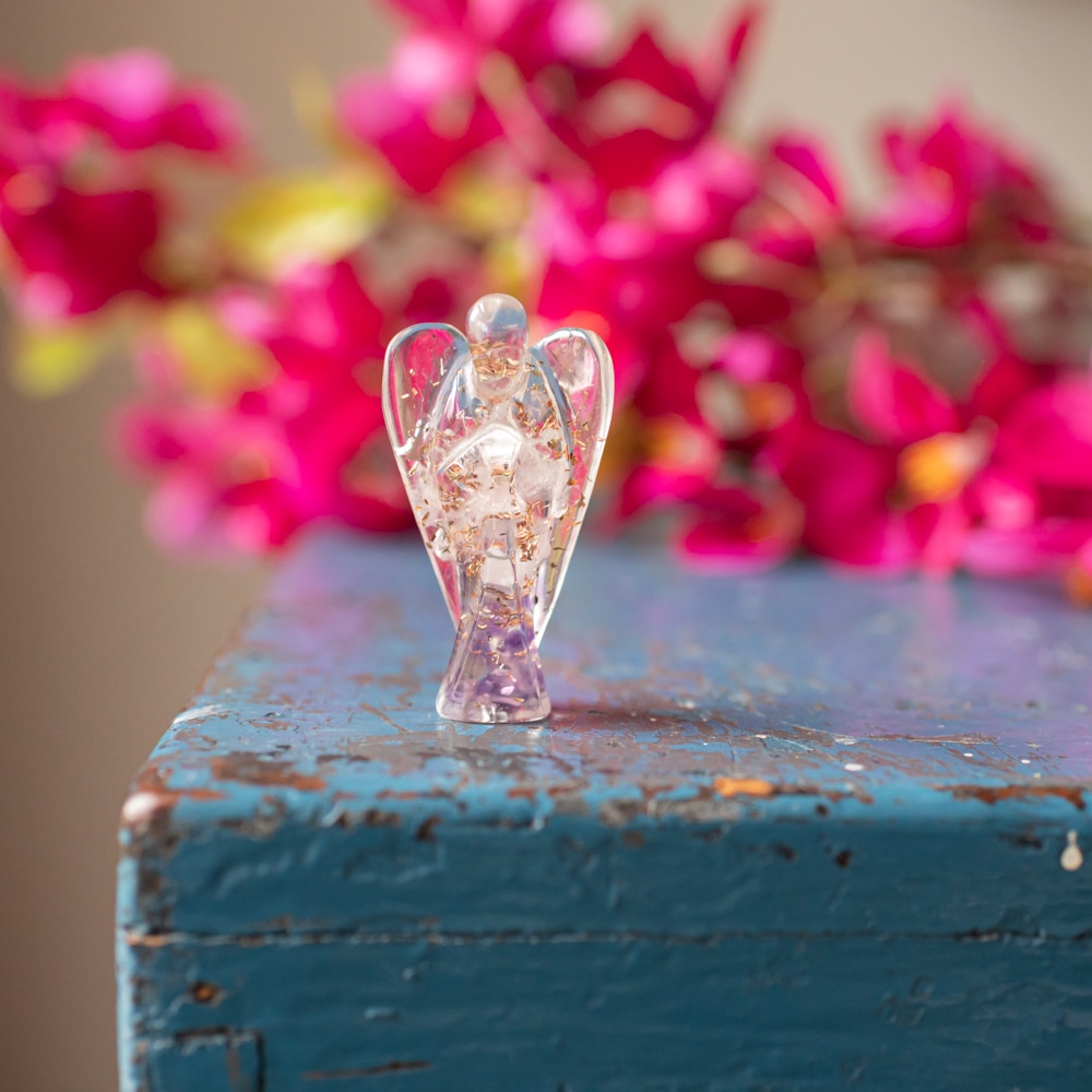 orgonite angel figurine
