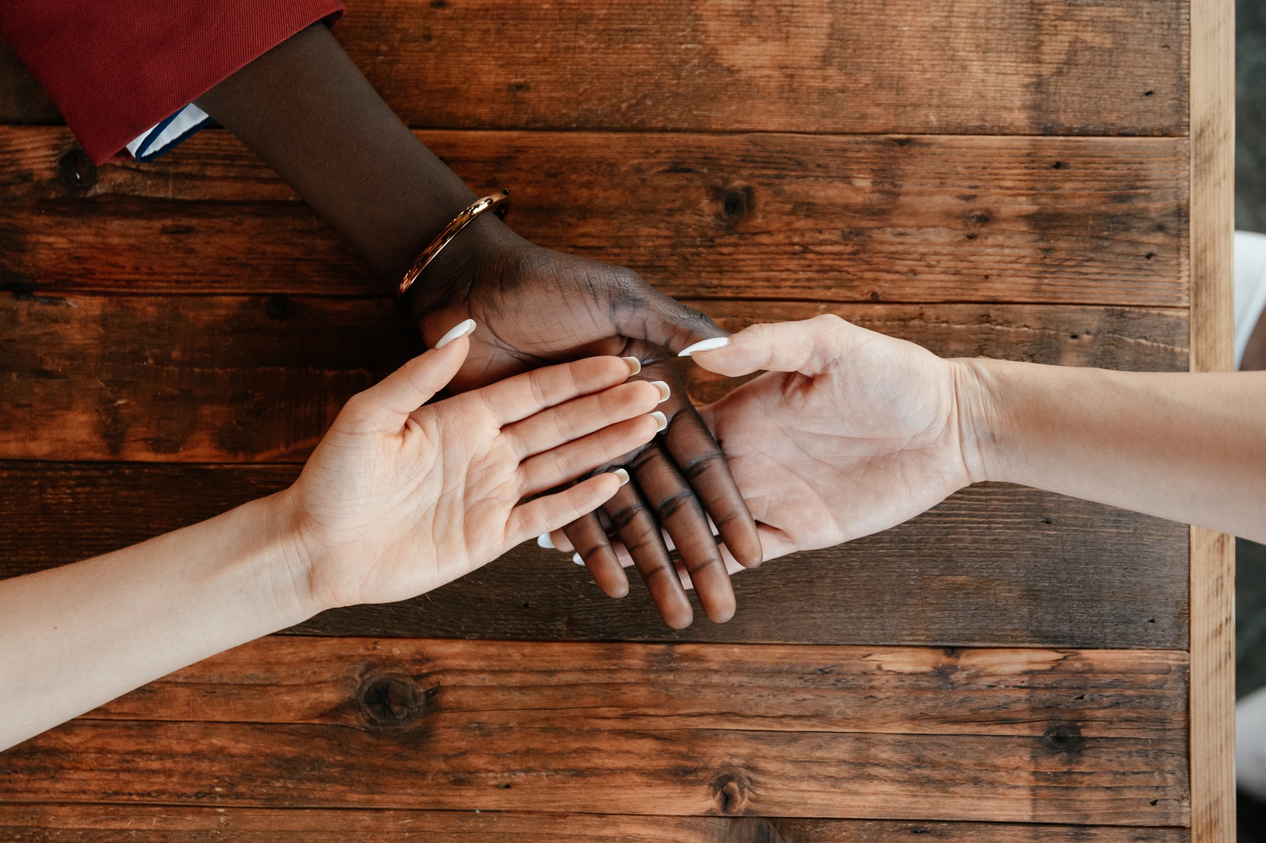 friendship three hands