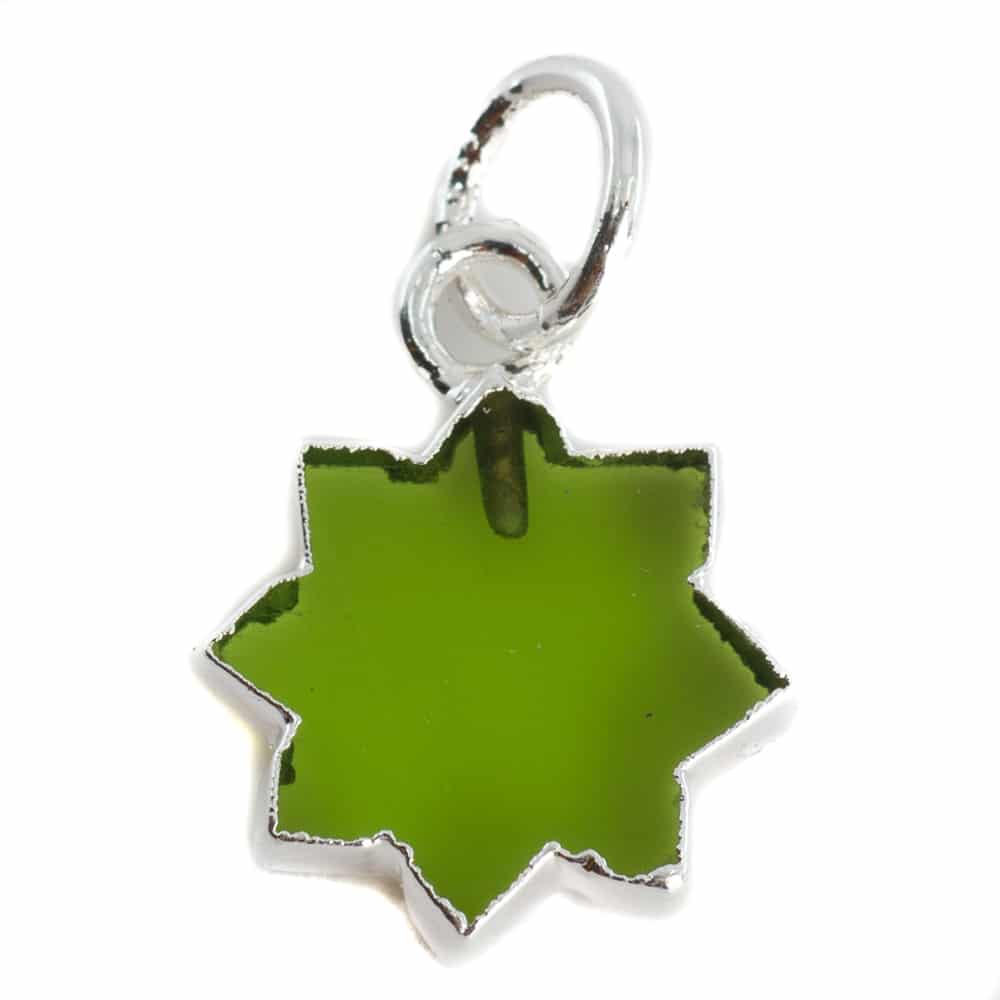 Gemstone Pendant Peridote Sun - 12 mm