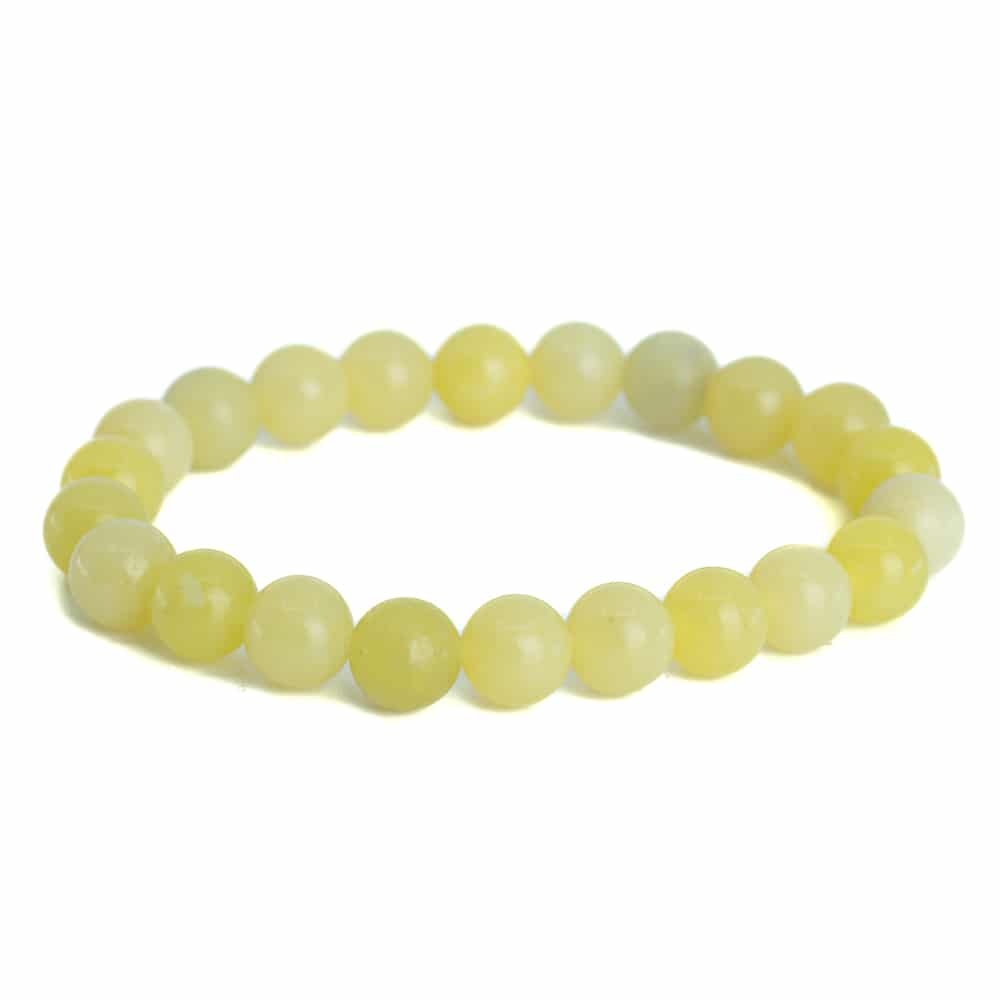 Gemstone Bracelet Lemon Jade - 8 mm