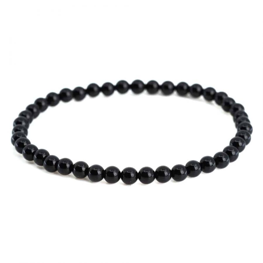 Gemstone Bracelet Black Tourmaline (4 mm)