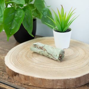 White Sage & Eucalyptus Smudge Stick (10 cm)
