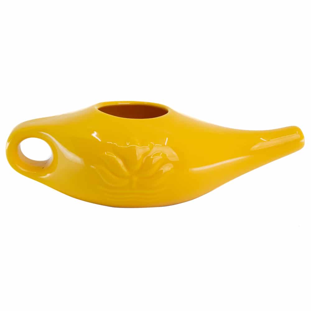 Neti Pot Ceramic - Yellow - 250 ml