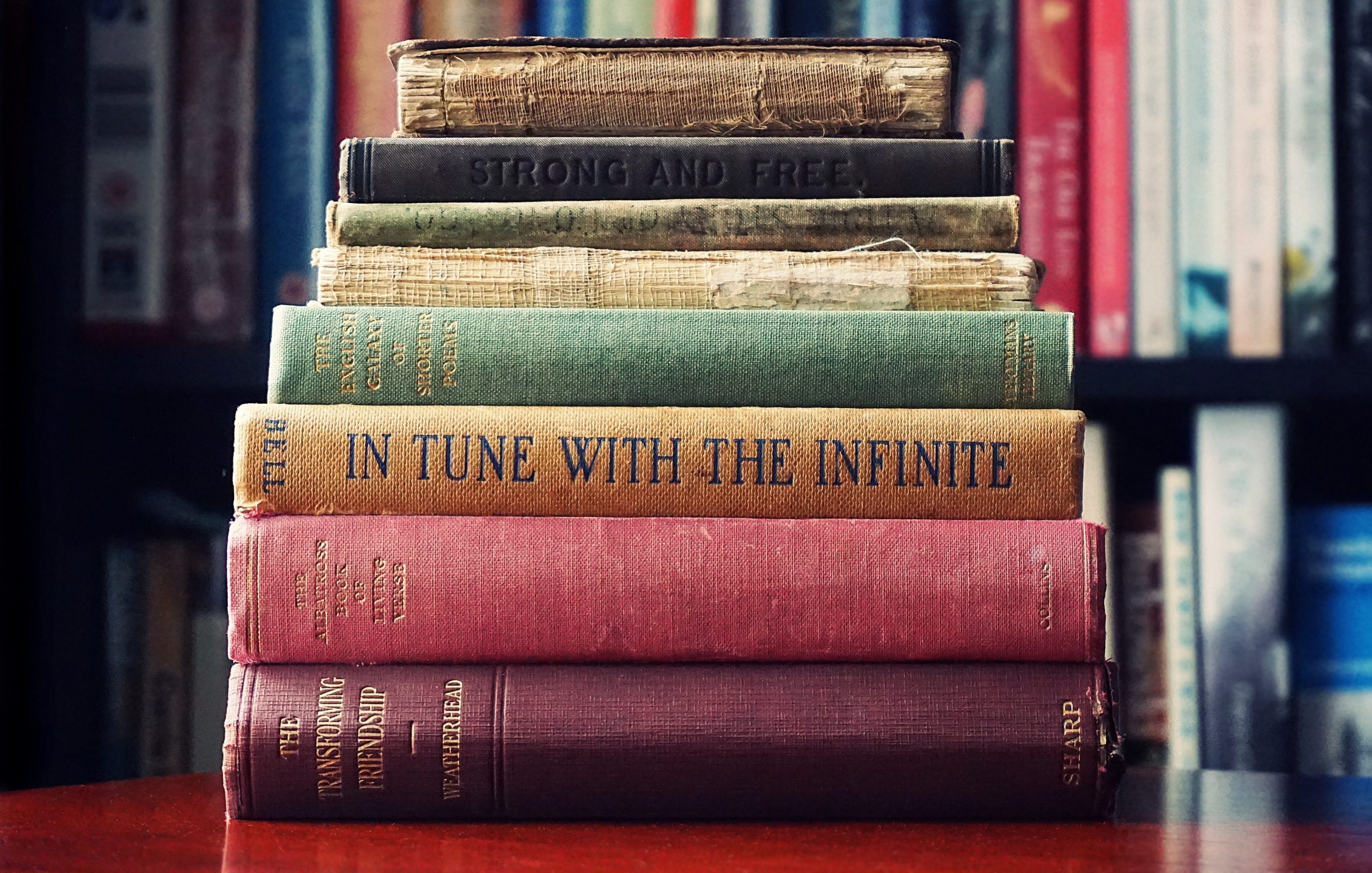 stack of philosophy books