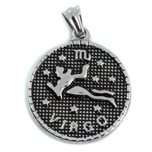 Metal Horoscope Pendant Virgo (25 mm)