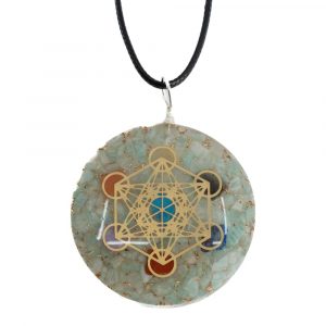 Orgonite Hanger Metatron Chakra Amazoniet