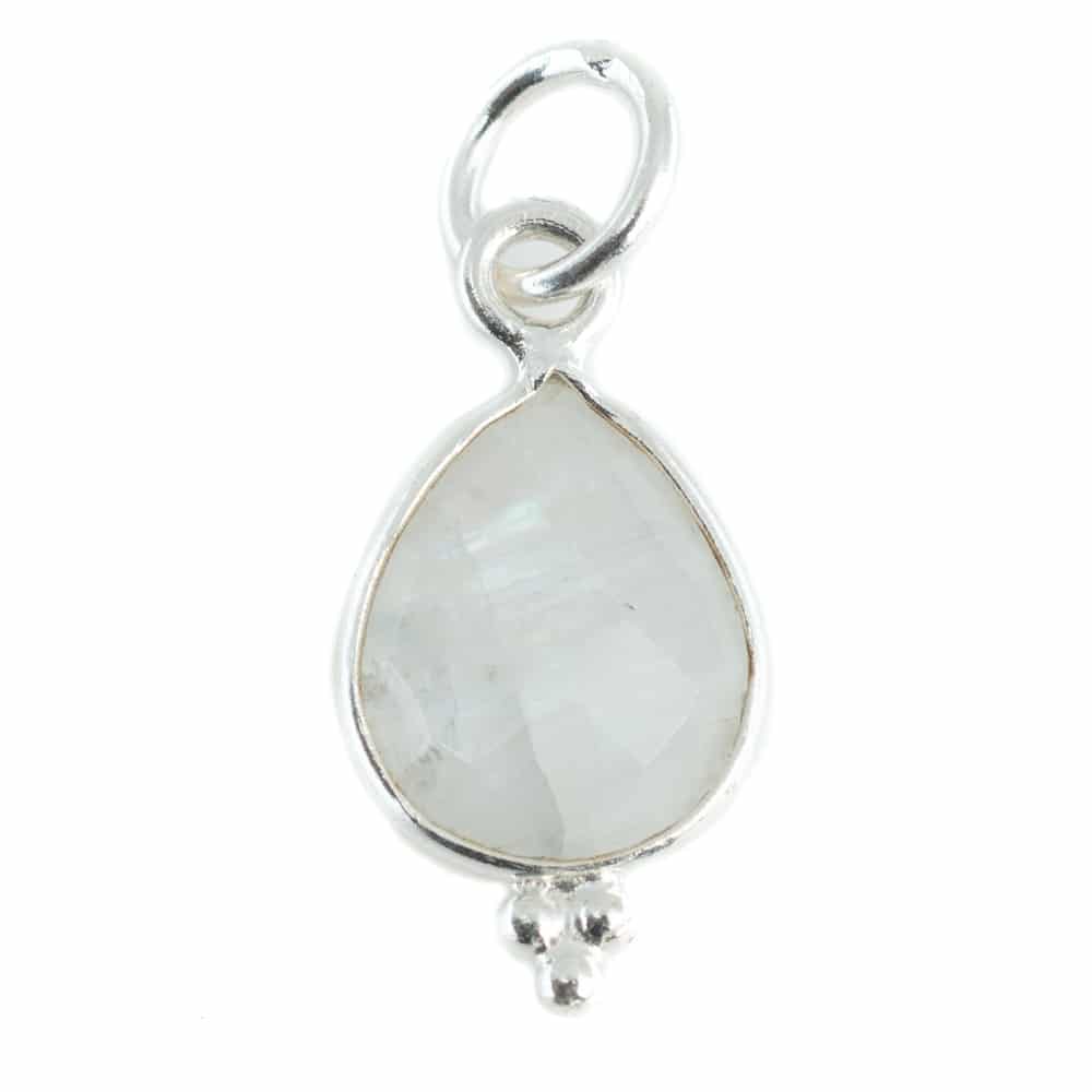 Birthstone Pendant June Moonstone 925 Silver - 10 mm
