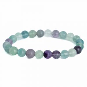 Gemstone Bracelet Fluorite - 8 mm