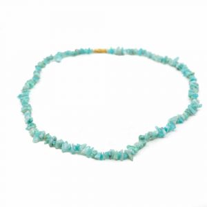 Gemstone Chip Necklace Amazonite (45 cm)