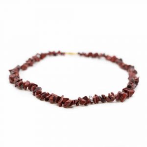 Gemstone Chip Necklace Red Jasper (45 cm)