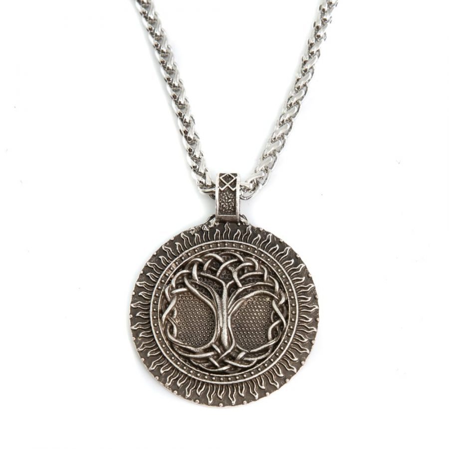 Viking Pendant Norwegian Tree of Life - Yggdrasil - Braided