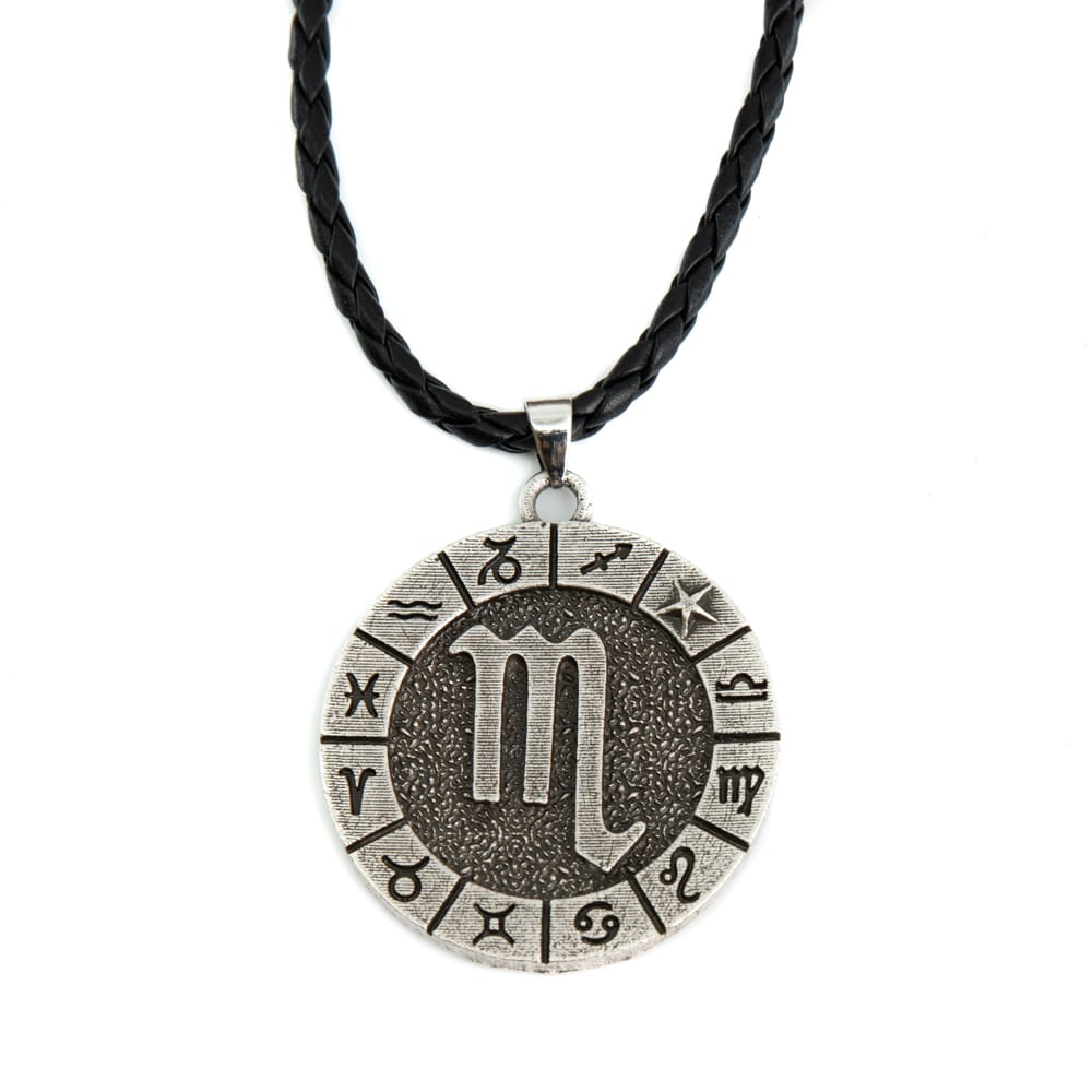Metal Horoscope Pendant Scorpio (40 mm)