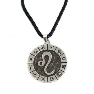 Metal Horoscope Pendant Leo (40 mm)