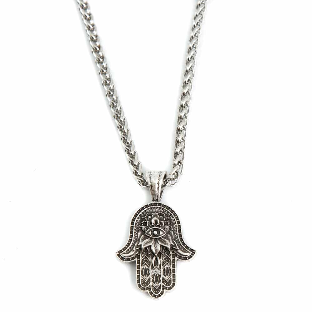 Amulet Silver Hamsa Hand (30 mm)