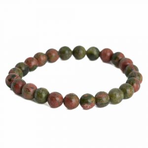 Gemstone Bracelet Unakite - 8 mm