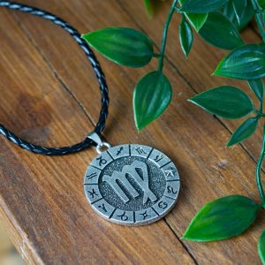 Metal Horoscope Pendant Virgo (40 mm)