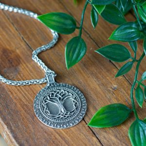 Viking Pendant Norwegian Tree of Life - Yggdrasil - Braided