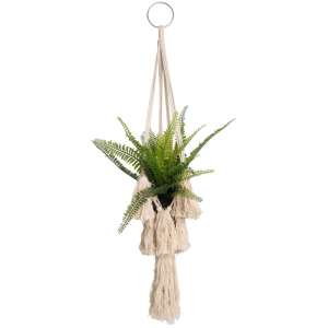 Handmade Macramé Pendant - Jute - Plant Holder (90 cm)