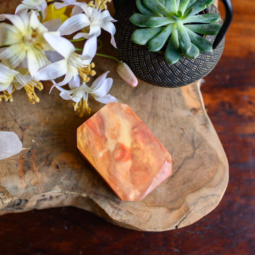 Marseilles soap and plants