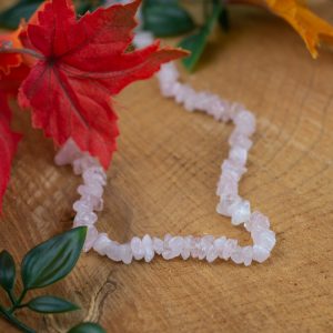 Gemstone Chip Necklace Rose Quartz (45 cm)