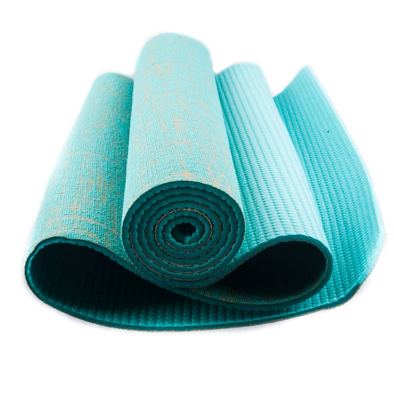 turquoise yogi and yogini yoga mate jute
