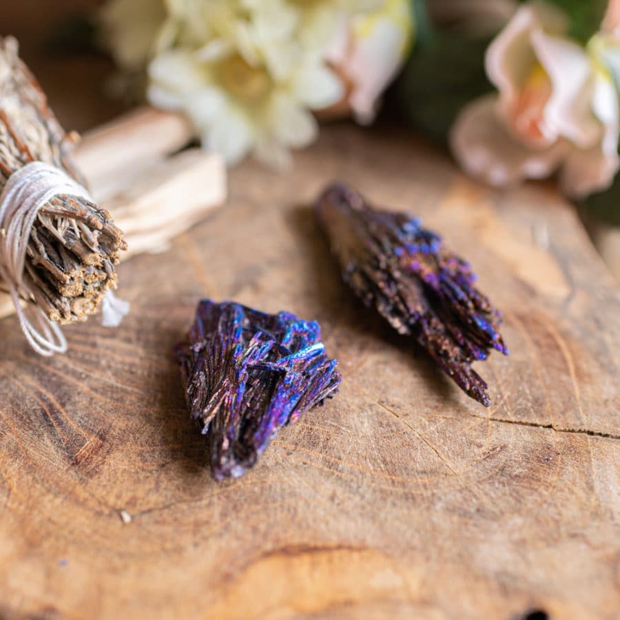 raw aura peacock tourmaline