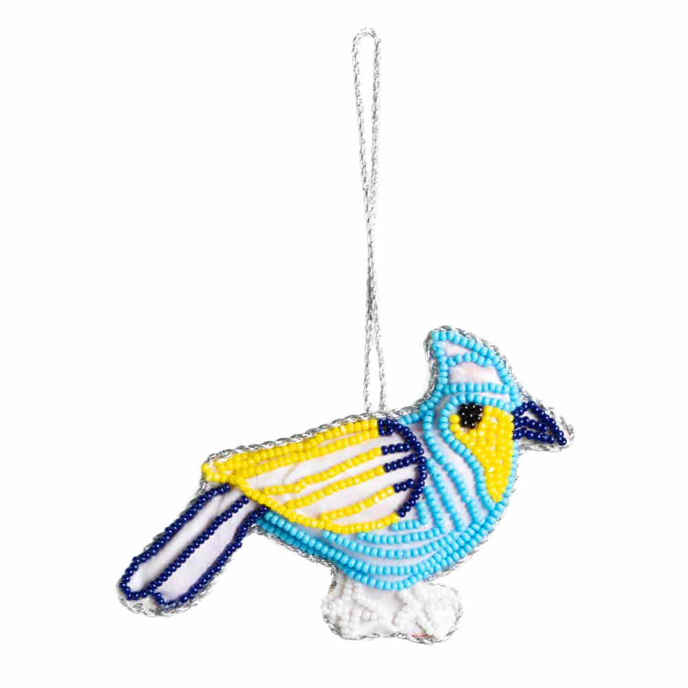 Pendant Ornament Traditional Blue Bird (13 cm)