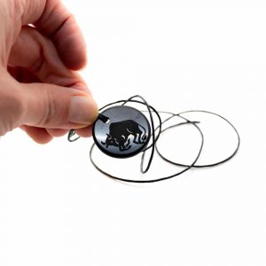 Shungite Horoscope Pendant Taurus (30 mm)