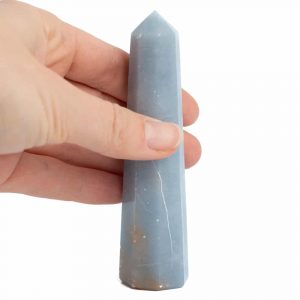 Gemstone Obelisk Point Angelite - 60-90 mm
