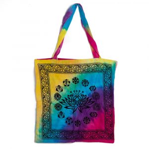 Tote Bag Cotton - 7 Chakra Lotus (45 cm)