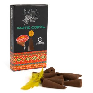 Tribal Soul White Copal Backflow Incense Cones (1 pack)